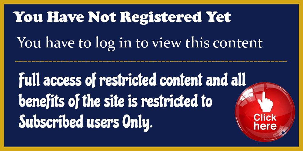 Not Registered Yet Website view